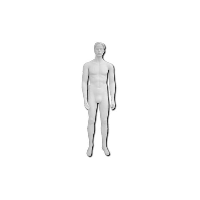 Standard herremannequin med hoved