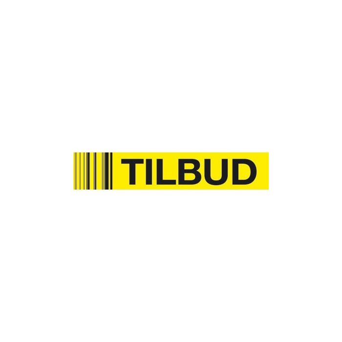 Tilbudsskilt til vindue i vakuumfolie 130x25