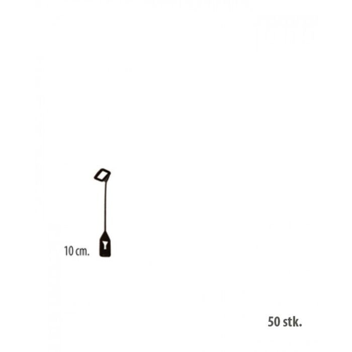 Bøjleforlænger (10 cm.) - sort - 50 stk.