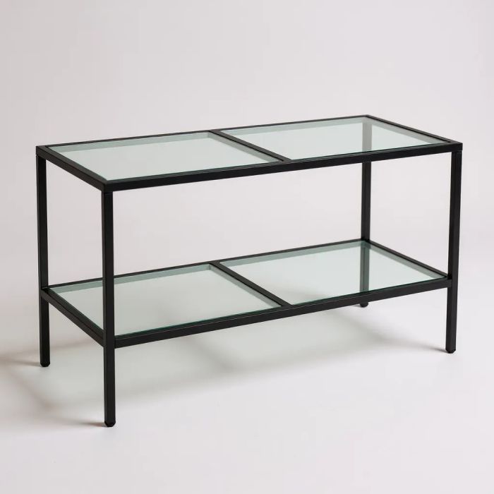 Luton 2 - Sort stel - Salgs- / oplægsbord. 160 x 80 x H84 cm. Vælg bordplade