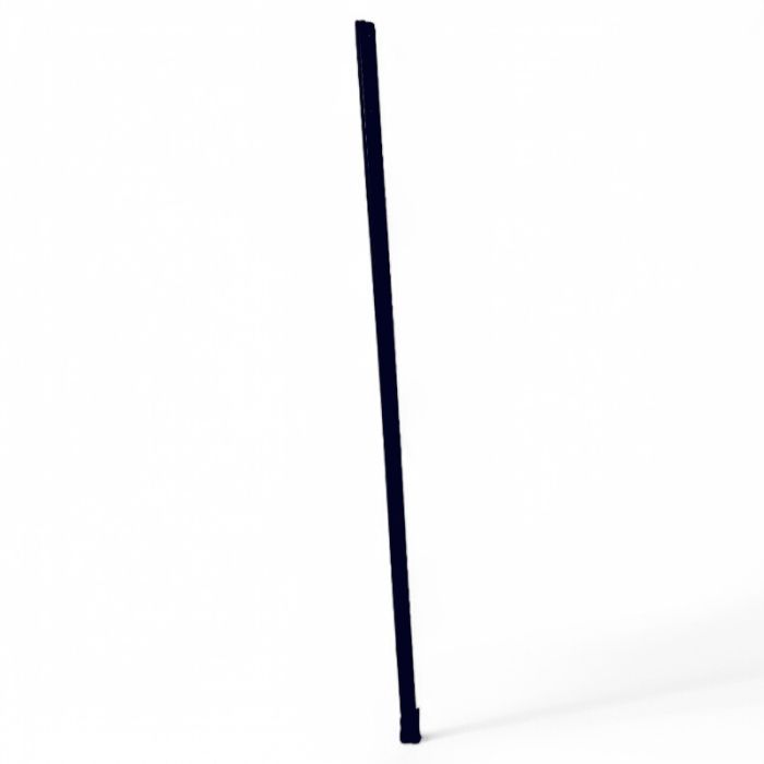 Skinne 190,3 cm.  t/ dobbeltsidet panelgondol 217 cm, sort