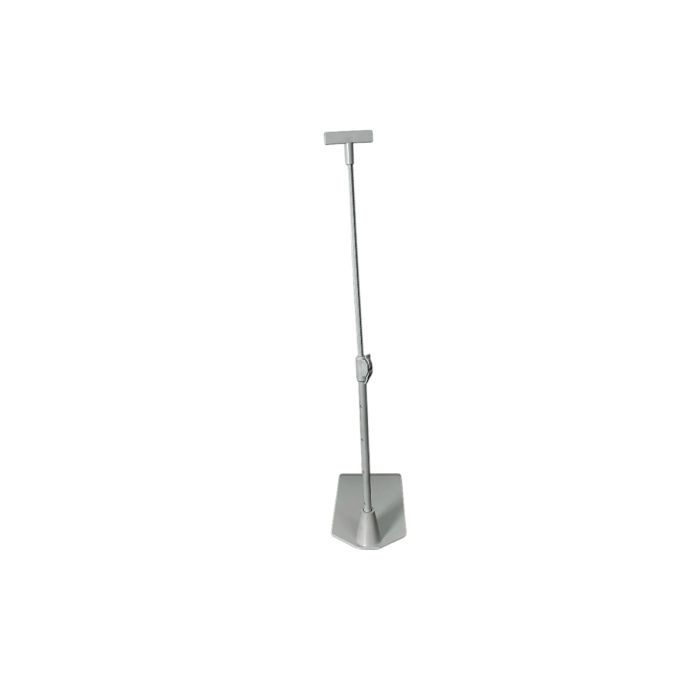Pallestanderfod, teleskopisk, lysegrå, H33-58 cm