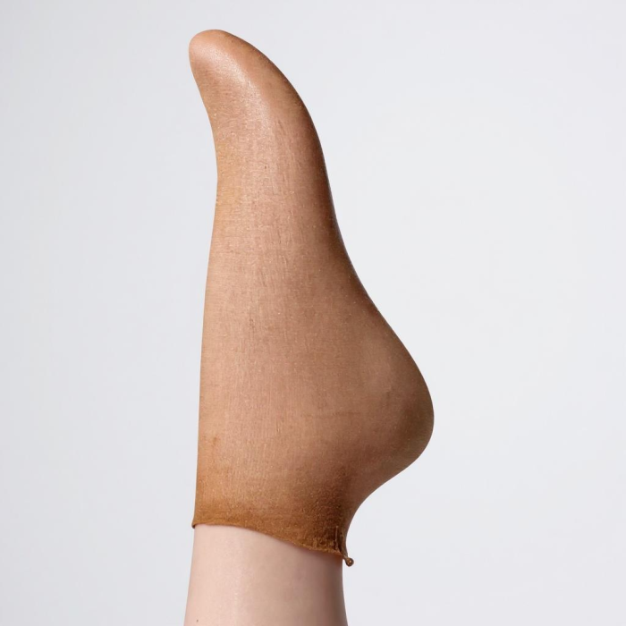 Engangsstrømper, æske med 144 stk., beige