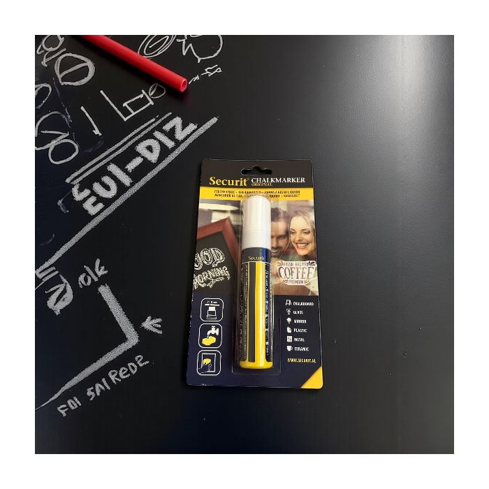 Tuschpenne, kridttusch til tavler og glas, hvid., 7-15 mm