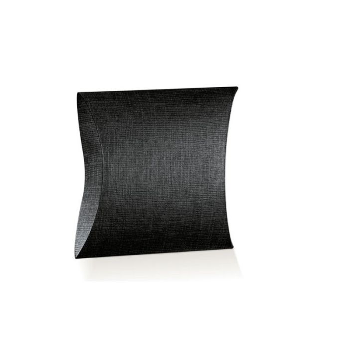 Pudeæske - accessory æsker i pap.God til vores gavekort eller er det også en flot og let innpakning af smykker.Lav innpakningen med silkepapir og bånd.Accessory æsker i sort pap.Pakke med 10 stk.Mål: 8