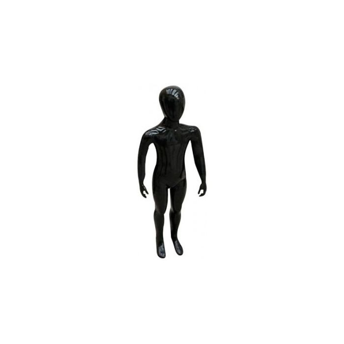 Børnemannequin 1-2 år - sortSort højglansEgghead unisex børnemannequin