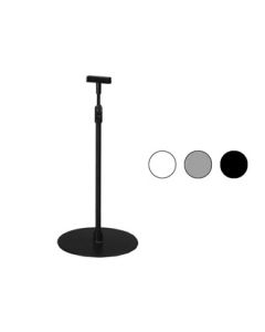 Rund stander Ø 18 x H 33-58 cm - teleskop. Vælg farve