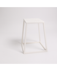Taburet - Hvid. H45,5 cm