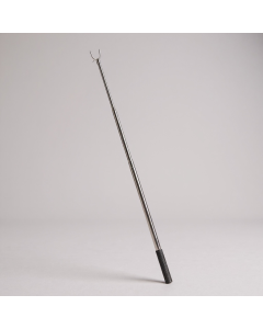 Bøjlefanger, forskydelig, aluminium, 77-170 cm. Metal gaffel og ophængskrog.