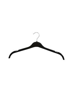 Plastbøjle, med hak og uden stang, sort, 42 cm