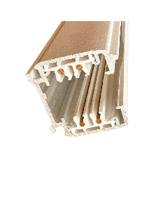 *Flash* Strømskinne, 3F, 230V, hvid, 2 m