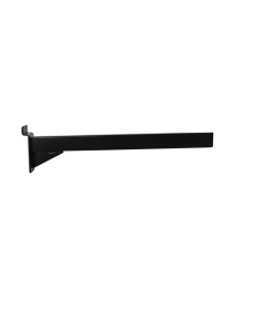 Lige hyldeknægt (35 cm.) - t/ panel - sort