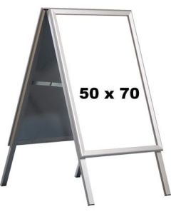 A-skilt - 50 x 70 cm. - Alu