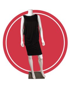 Basic damemannequin u/ hoved. Plast