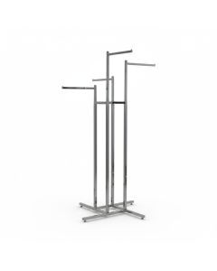 Joystativ - B-MT model, børstet satin - Gulvstativ med 4 arme