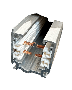Strømskinne, 3F, 230V, alu, 3 m. Global