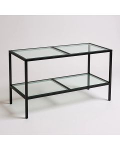 Luton 2 - Sort stel - Salgs- / oplægsbord. 160 x 80 x H84 cm. Vælg bordplade