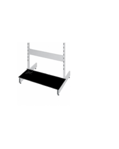 Bundhylde til 61 T & L gondol, sort,  61,8 x 37 cm
