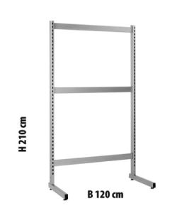 L-Gondol - H 217,5 x B 127 cm. Framework - Vælg farve
